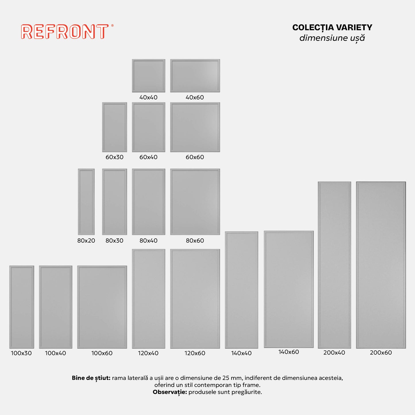 Colecția Variety - Ușă mare