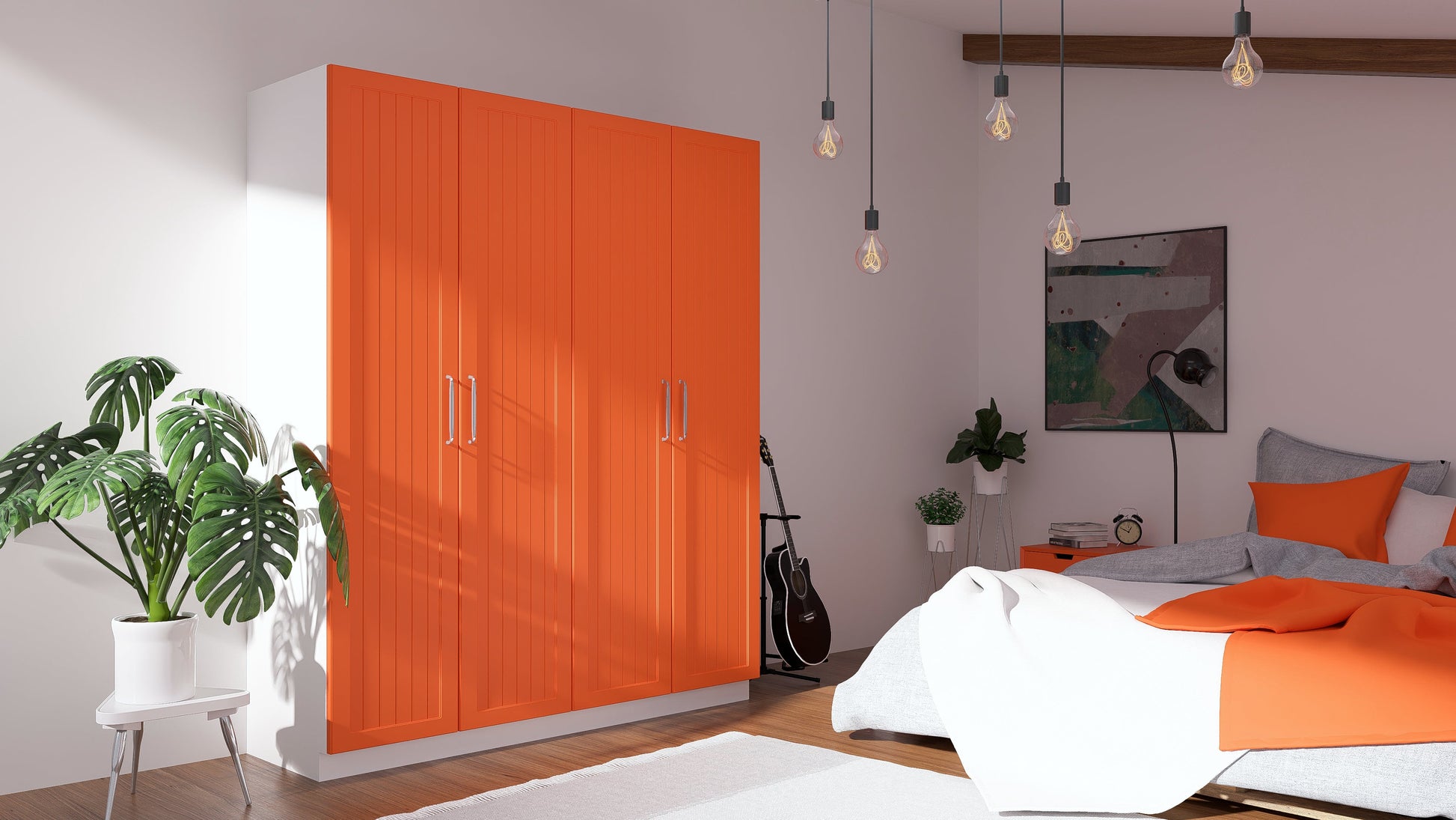 Romance Persimmon Orange Usa Dulap