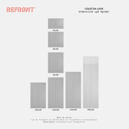 Colecția Love - Ușă frigider